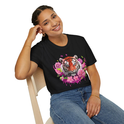 Tiger Shirt Unisex Tee Gildan Softstyle 64000 Ring Spun Cotton