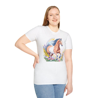Horse Shirt Unisex Gildan Softstyle Tee 100 Ring Spun Cotton