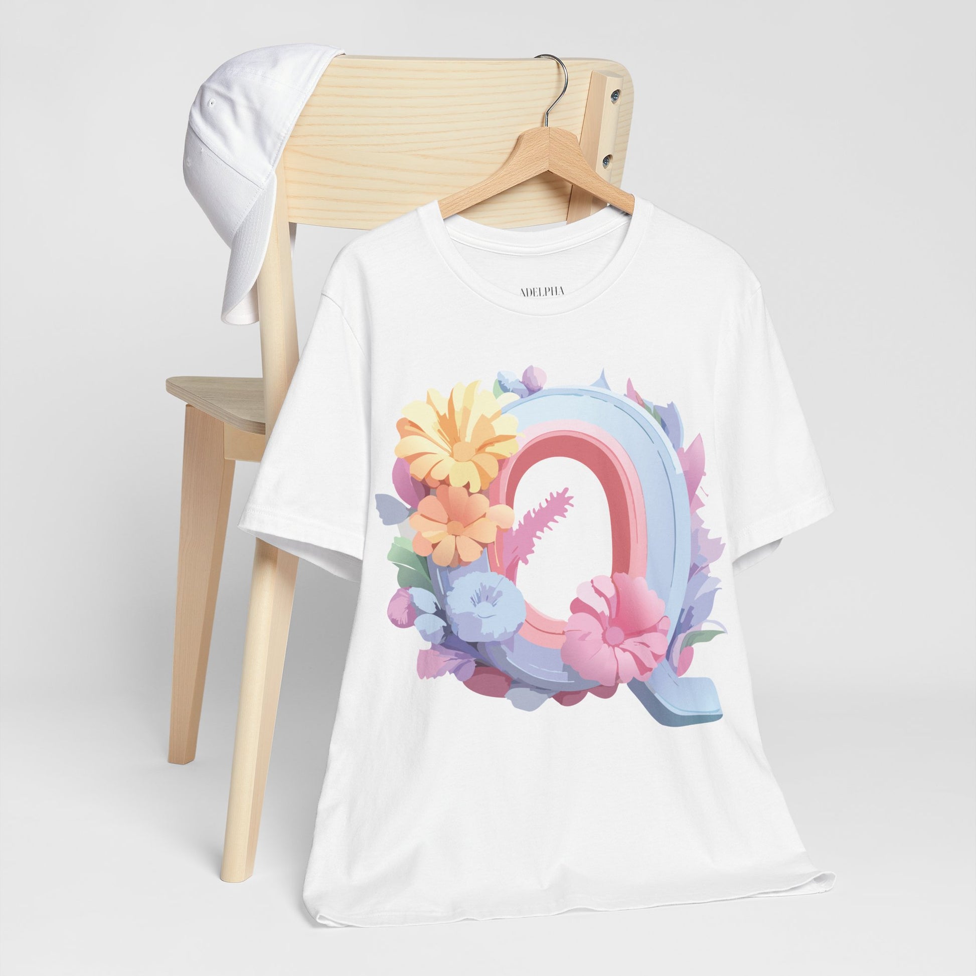 Letter Shirt, Letter Q Shirt - ADELPHA