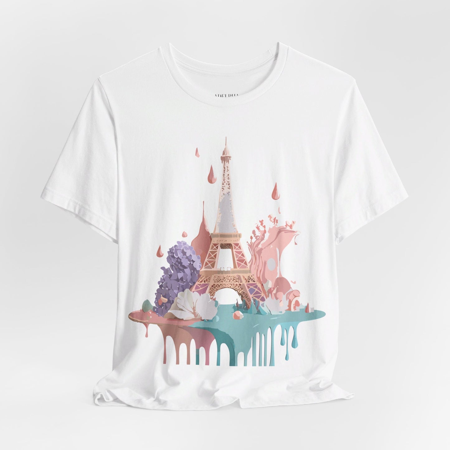 Natural Cotton Tee Shirt - Beautiful Places Collection - Paris