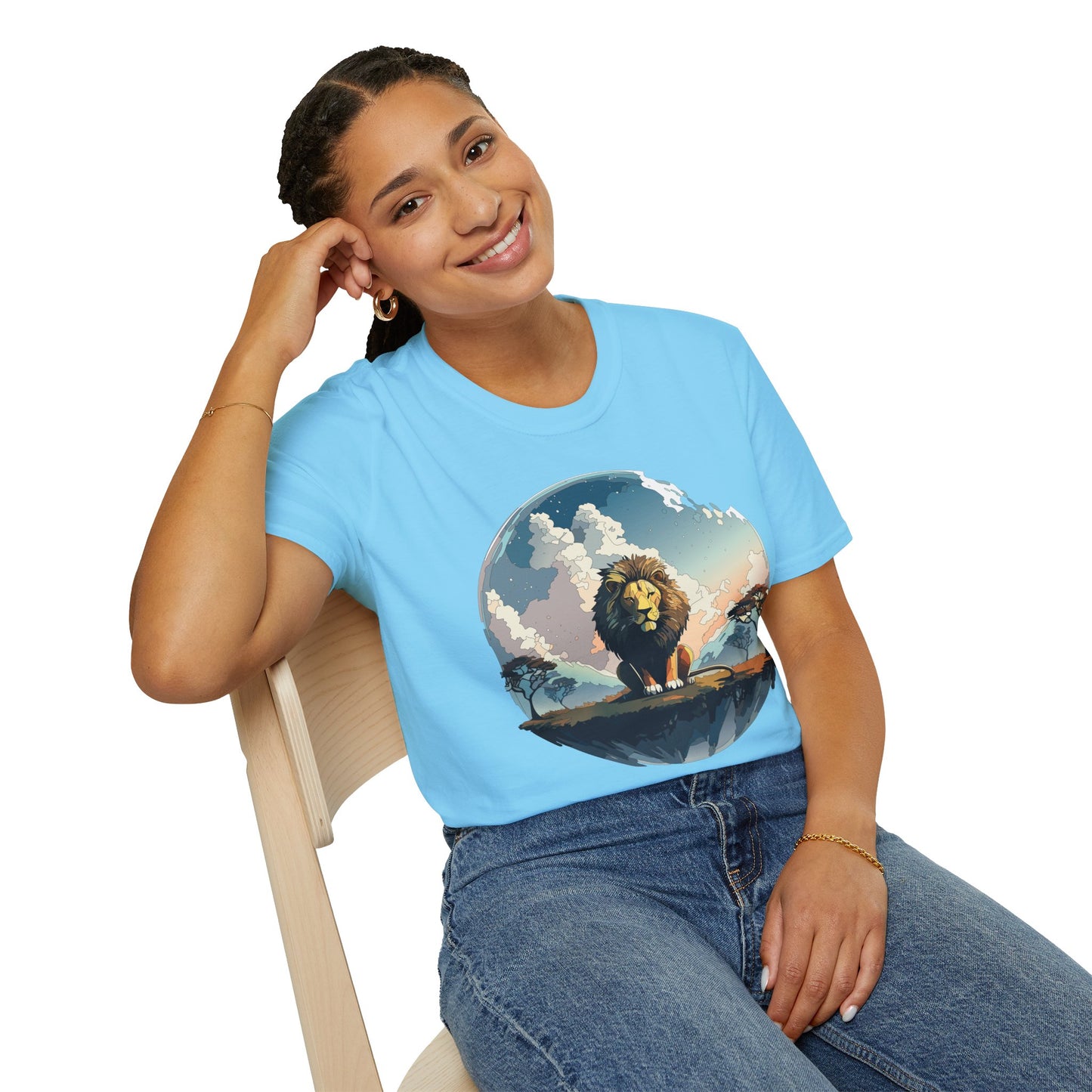 Lion Shirt, Shirt with Lion, Animal Tee, Shirt with Animals