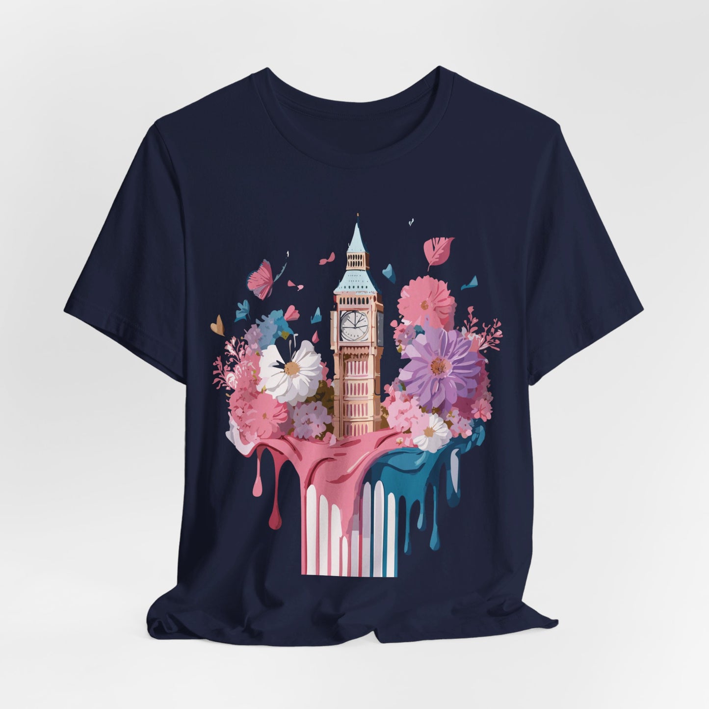 Natural Cotton Tee Shirt - Beautiful Places Collection - London