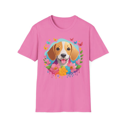 Dog Shirt Unisex Animal Tee Softstyle Cotton Comfort Everyday Wear