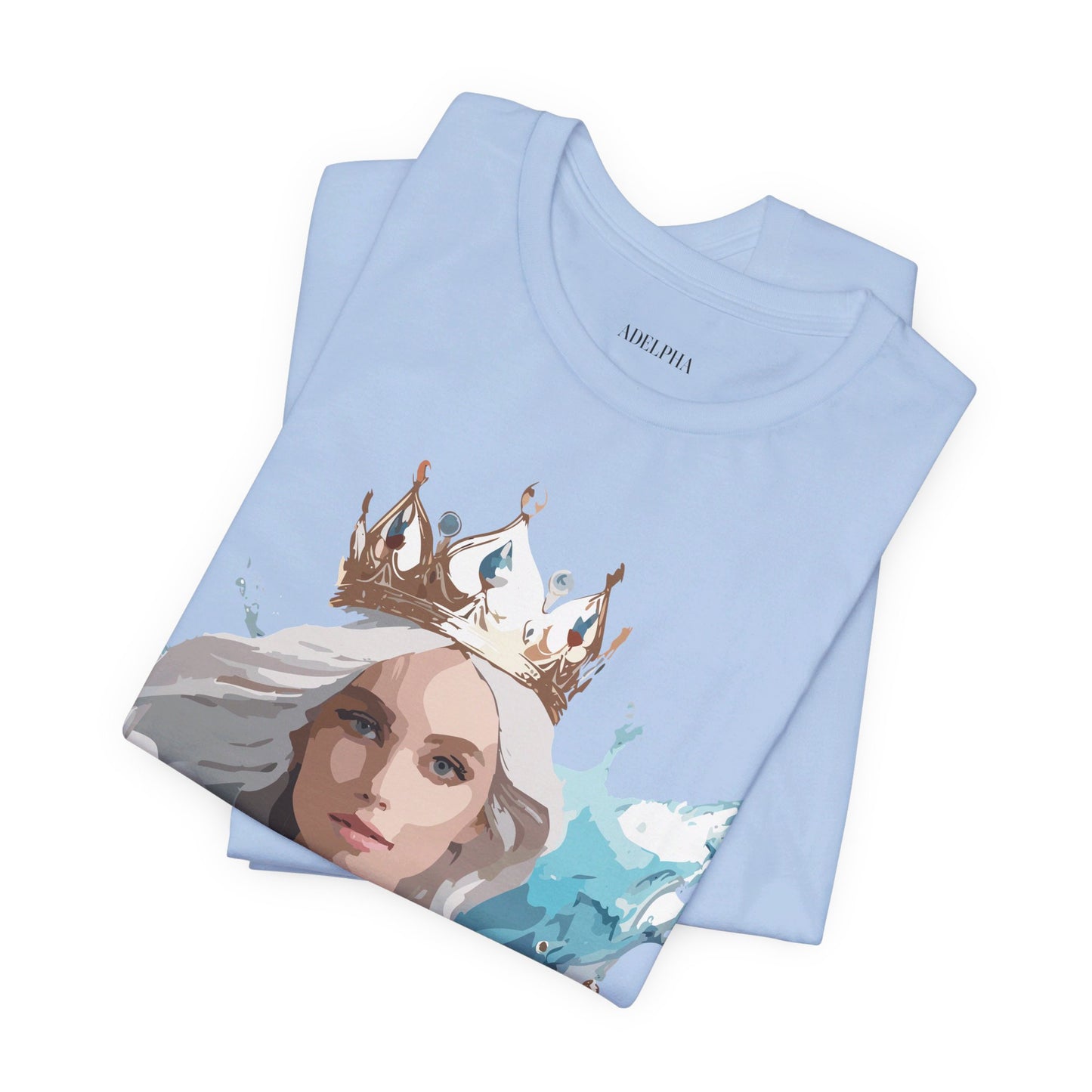 T-Shirt aus natürlicher Baumwolle – Queen Collection