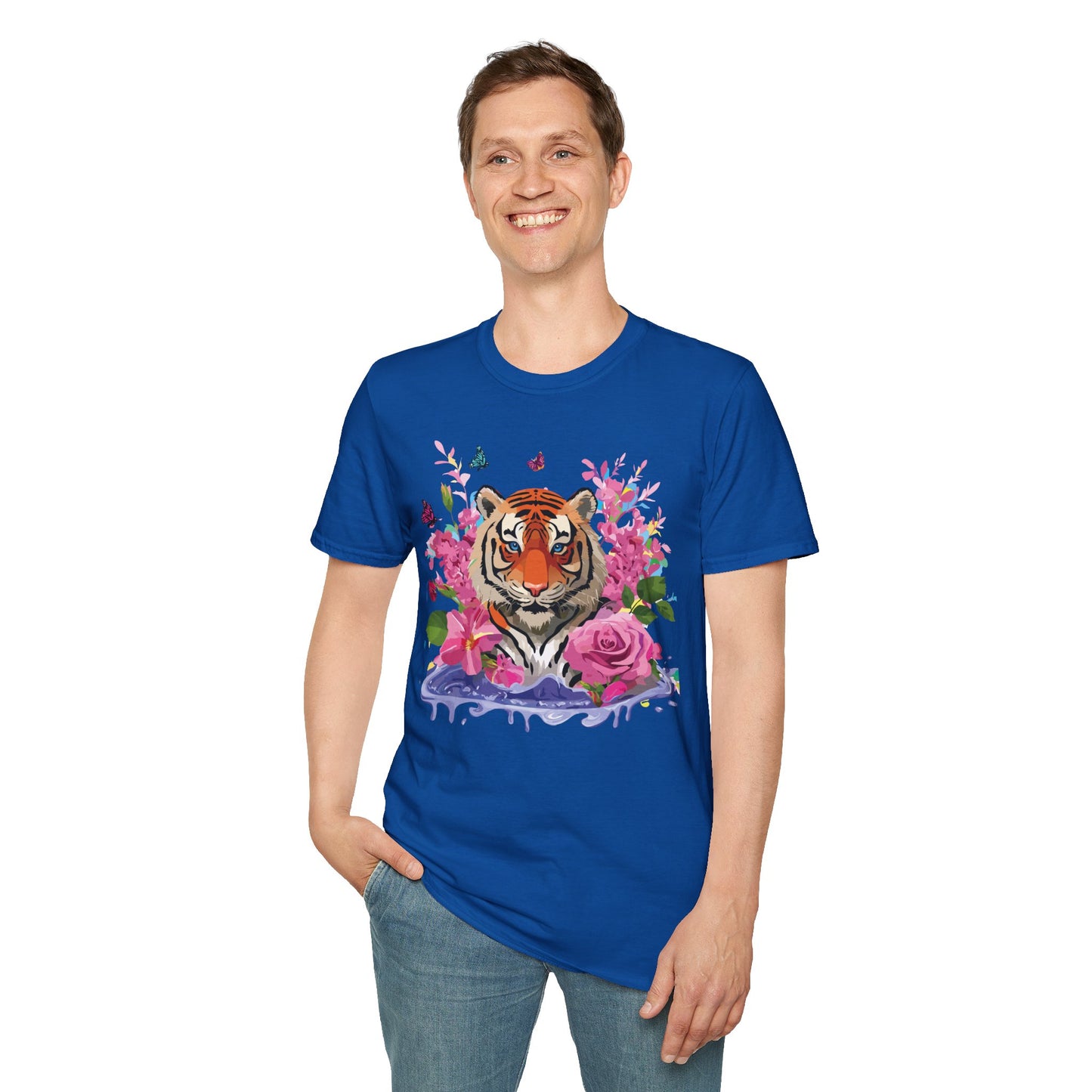 Tiger Shirt, Shirt with Tiger, Animal Tee, Shirt with Animals