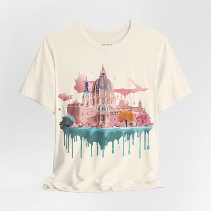 Natural Cotton Tee Shirt - Beautiful Places Collection - Vienna Printify