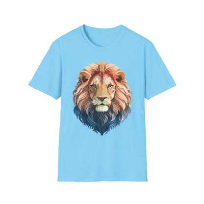 Lion Shirt Unisex Animal Tee Ring Spun Cotton Softstyle Tee Gildan