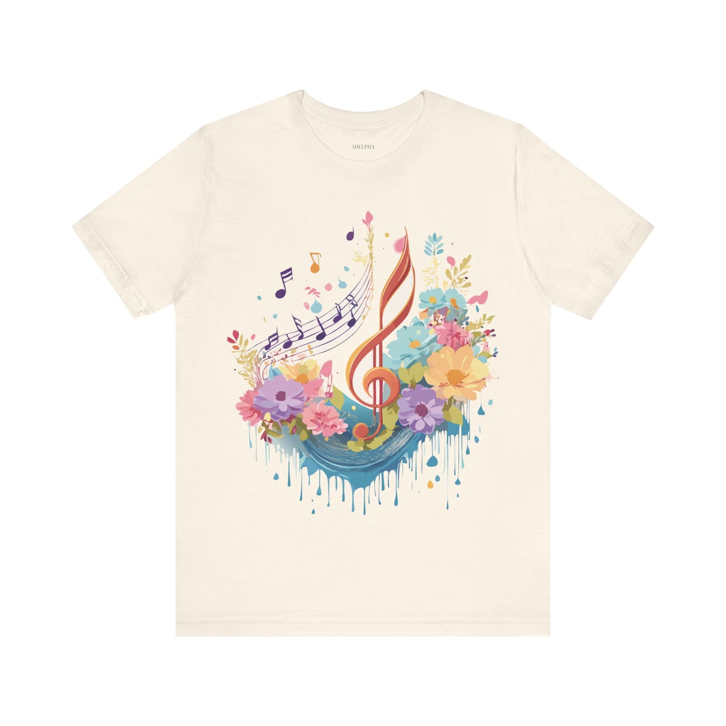 T-shirt en coton naturel - Collection Musique