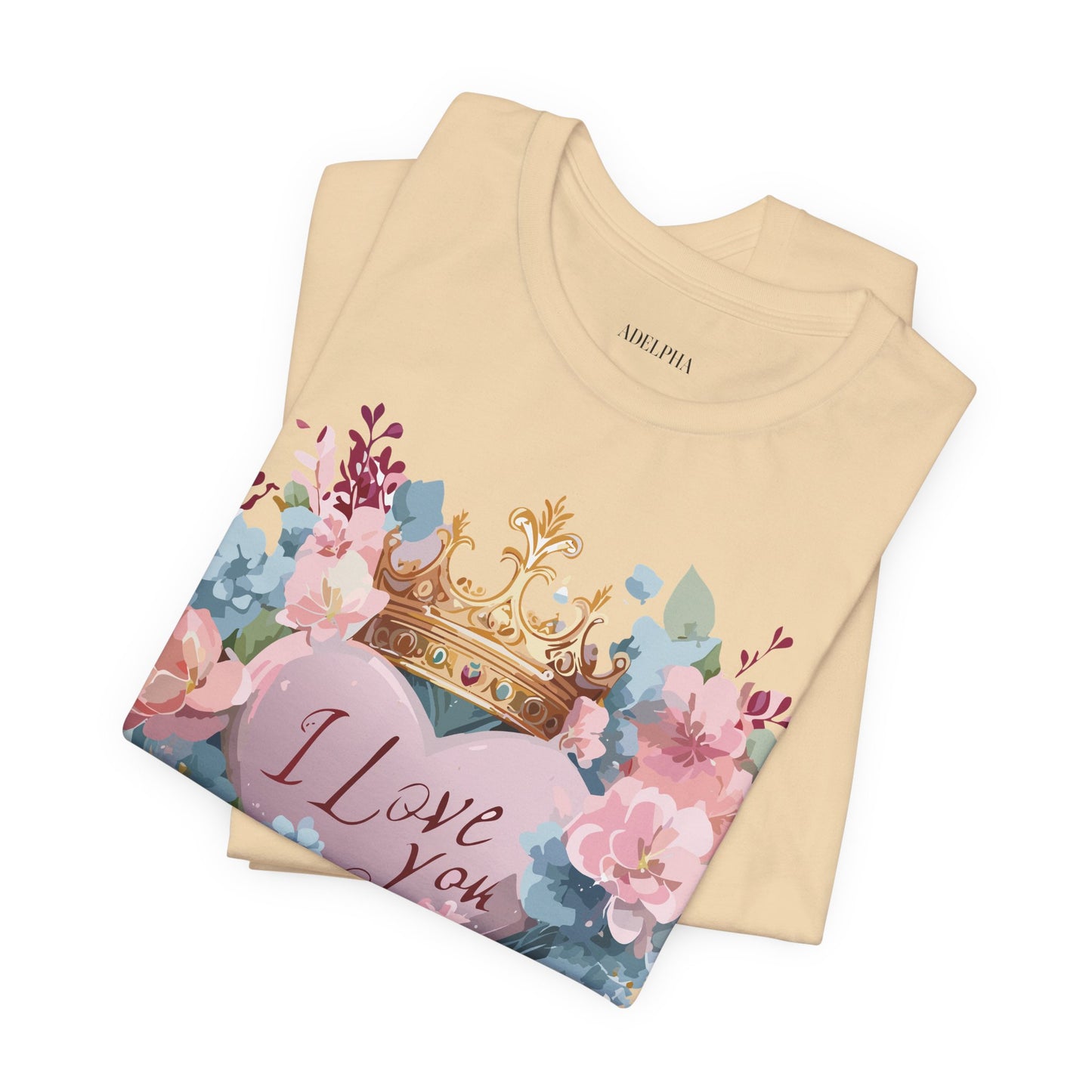 Natural Cotton Tee Shirt - Love story Collection