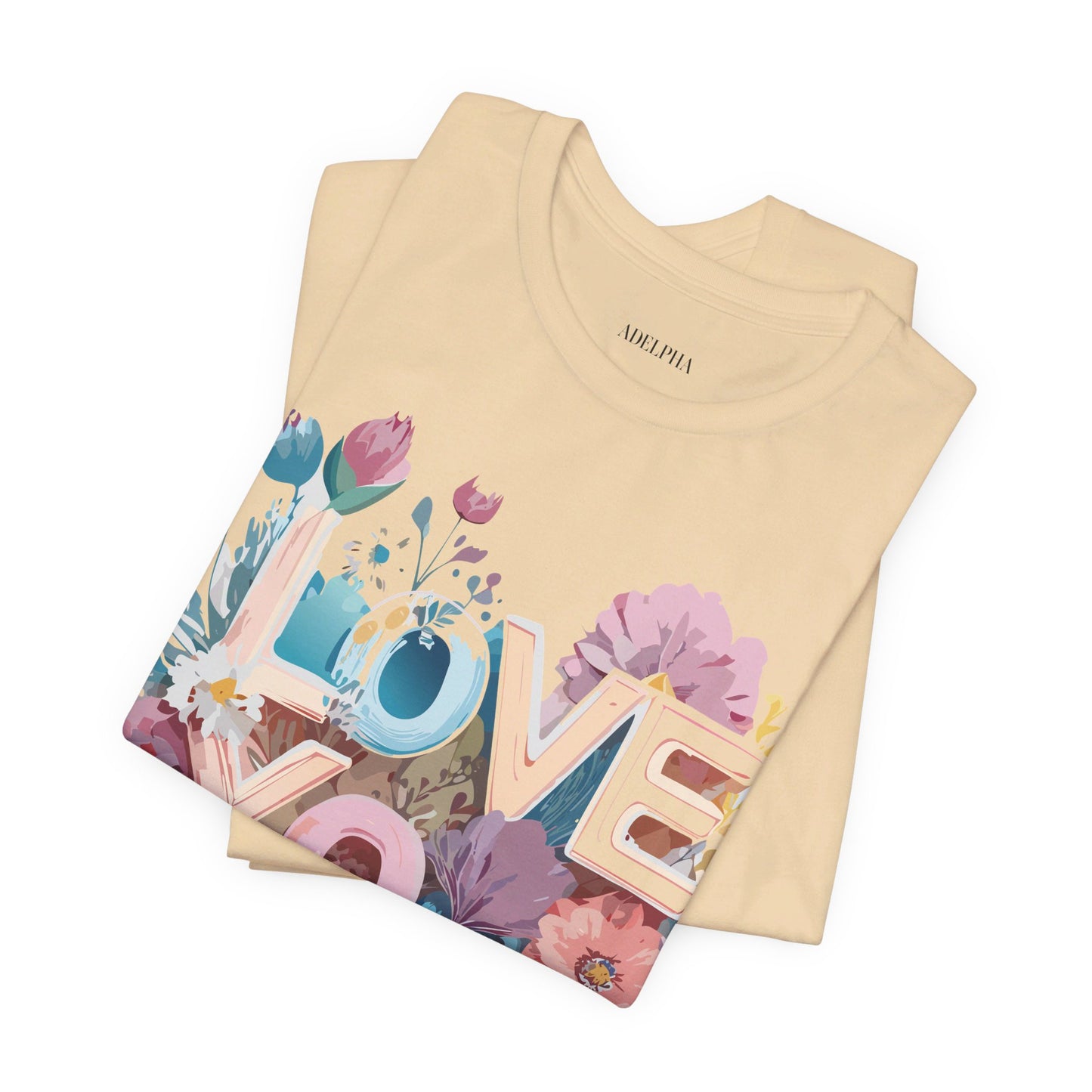 Natural Cotton Tee Shirt - Love story Collection