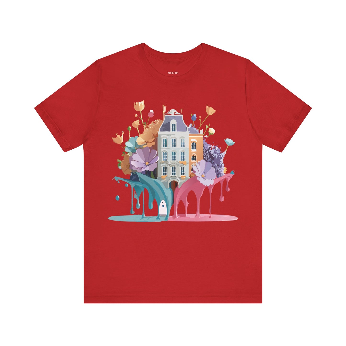 Natural Cotton Tee Shirt - Beautiful Places Collection - Amsterdam