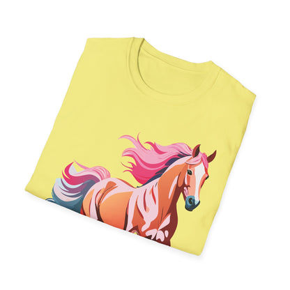 Horse Shirt Gildan Softstyle Tee Unisex 100 Percent Ring Spun Cotton