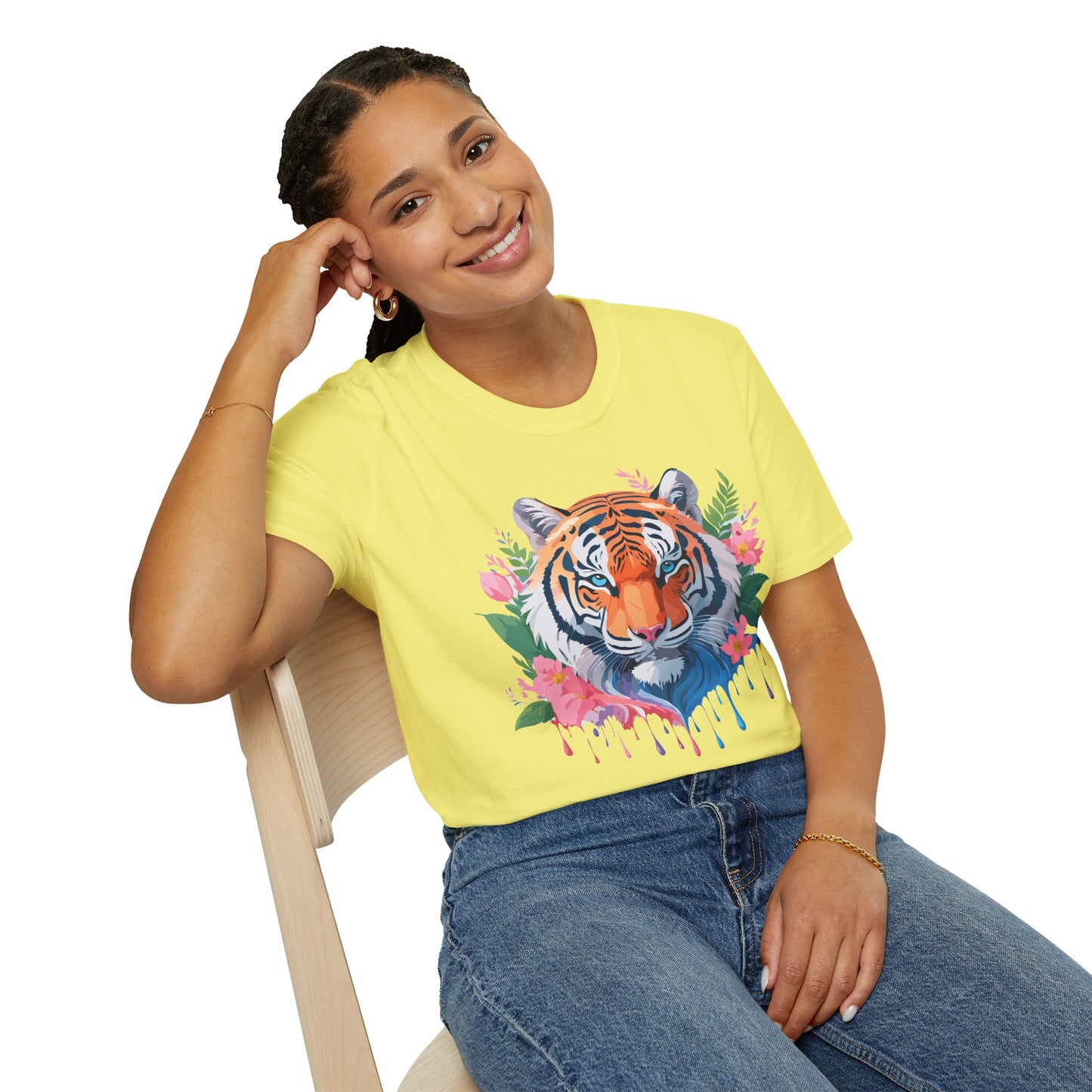 Tiger Shirt, Shirt with Tiger, Animal Tee, Shirt with Animals