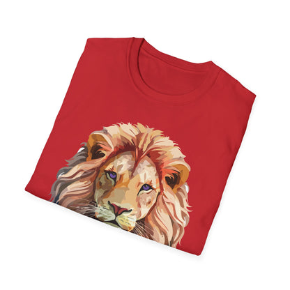Lion Shirt Unisex Animal Tee Ring Spun Cotton Softstyle Tee Gildan