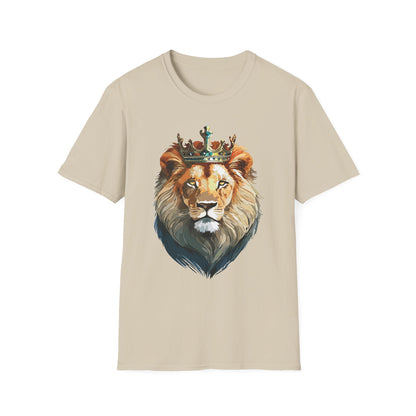 Lion Shirt Unisex Softstyle Tee Gildan 64000 100 Percent Ring Spun Cotton