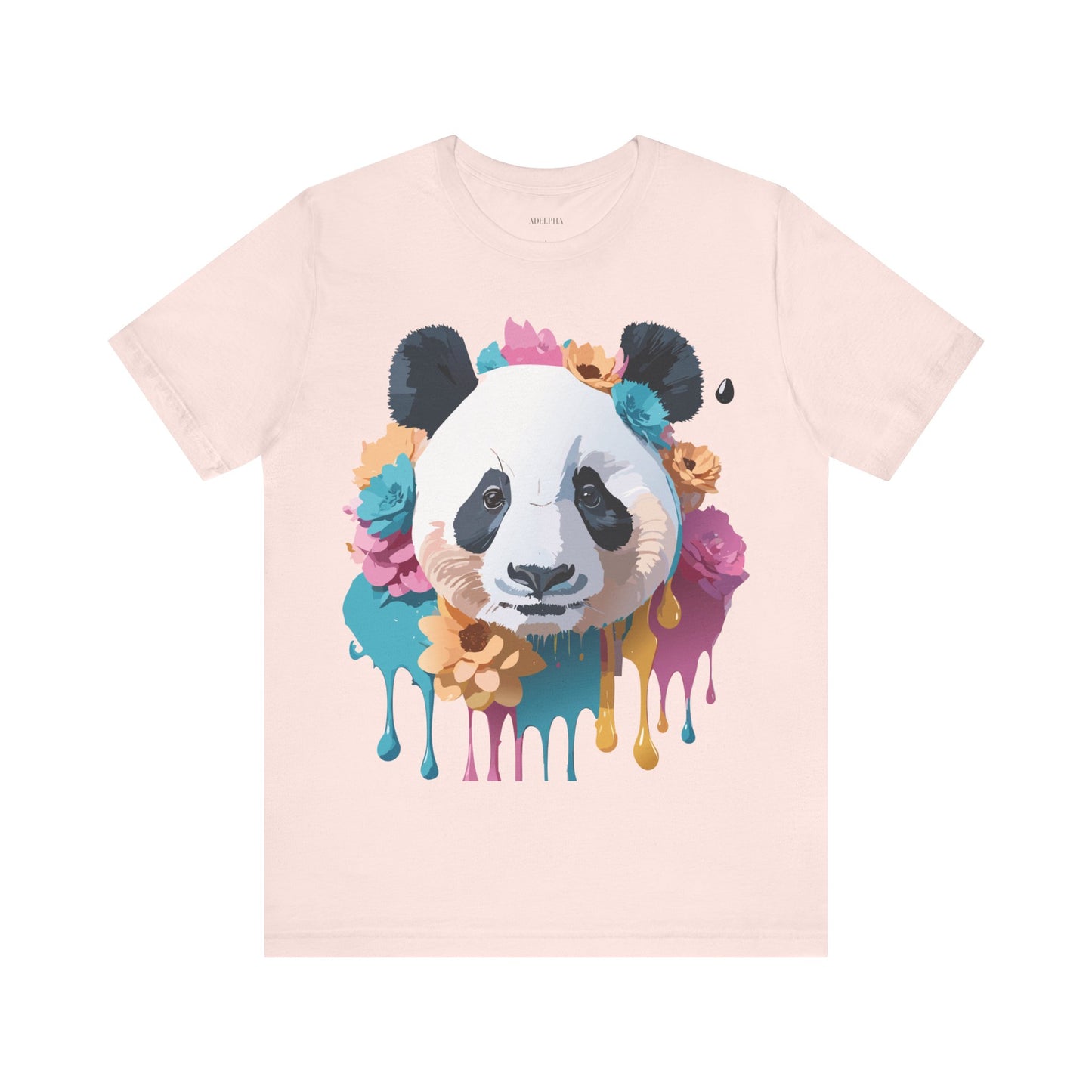 T-Shirt aus natürlicher Baumwolle mit Panda