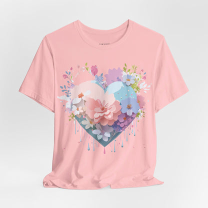 Natural Cotton Tee Shirt - Love story Collection Printify