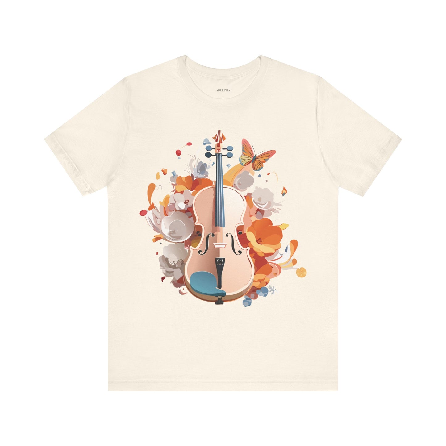 Natural Cotton Tee Shirt - Music collection