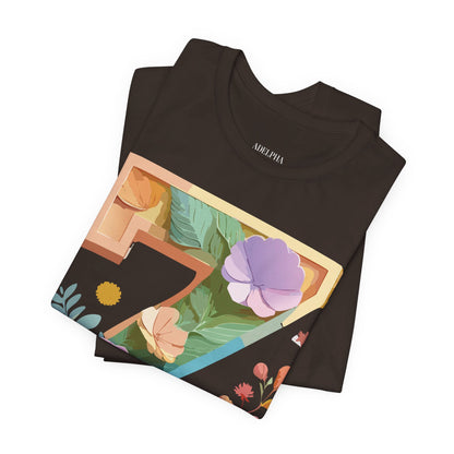 Natural Cotton Tee Shirt - Letters Collection - Z Printify