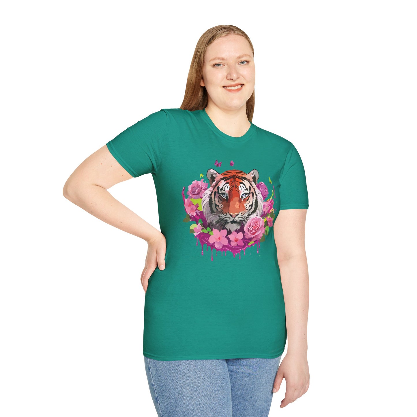 Tiger Shirt, Shirt with Tiger, Animal Tee, Shirt with Animals