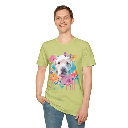 Dog Shirt Unisex Animal Tee Softstyle Gildan 64000 Short Sleeve Tee