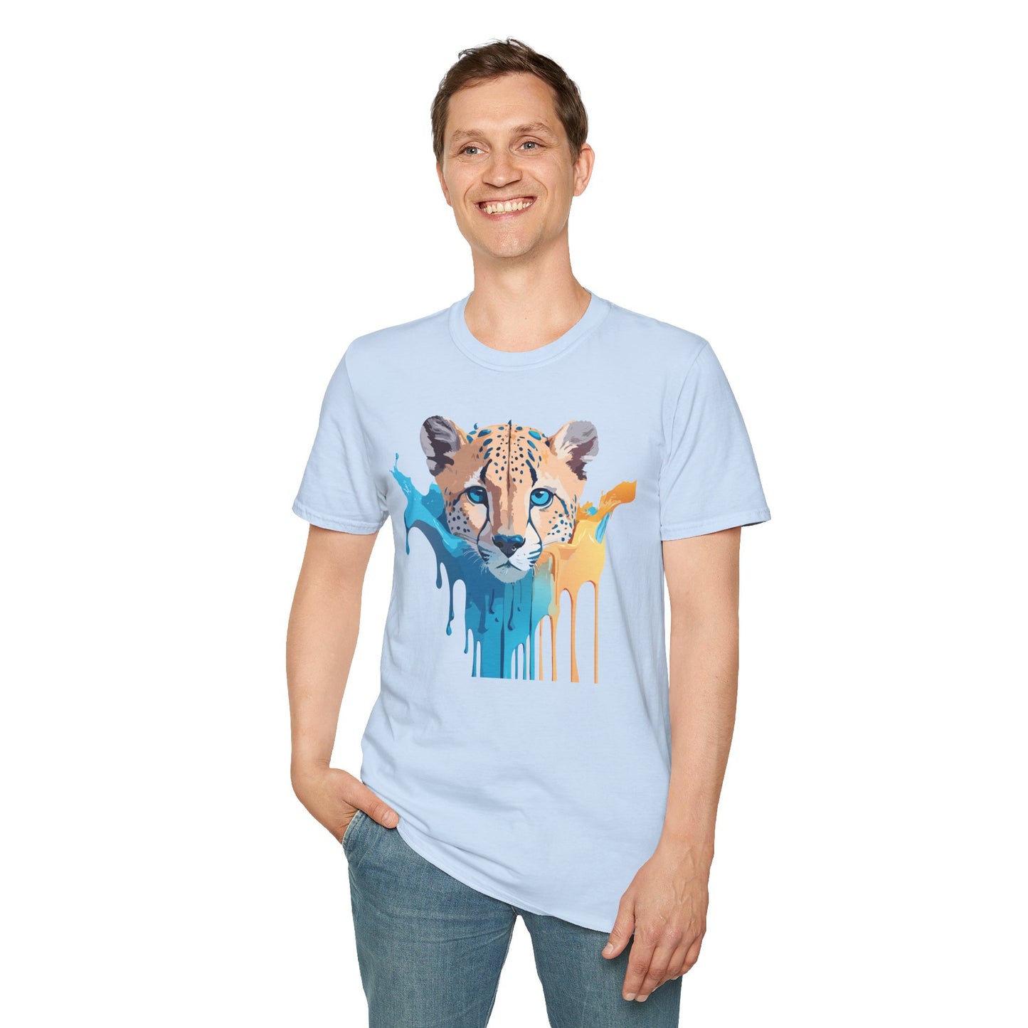 Cheetah Shirt, Shirt with Cheetah, Cheetah Tee, Shirt with Animals
