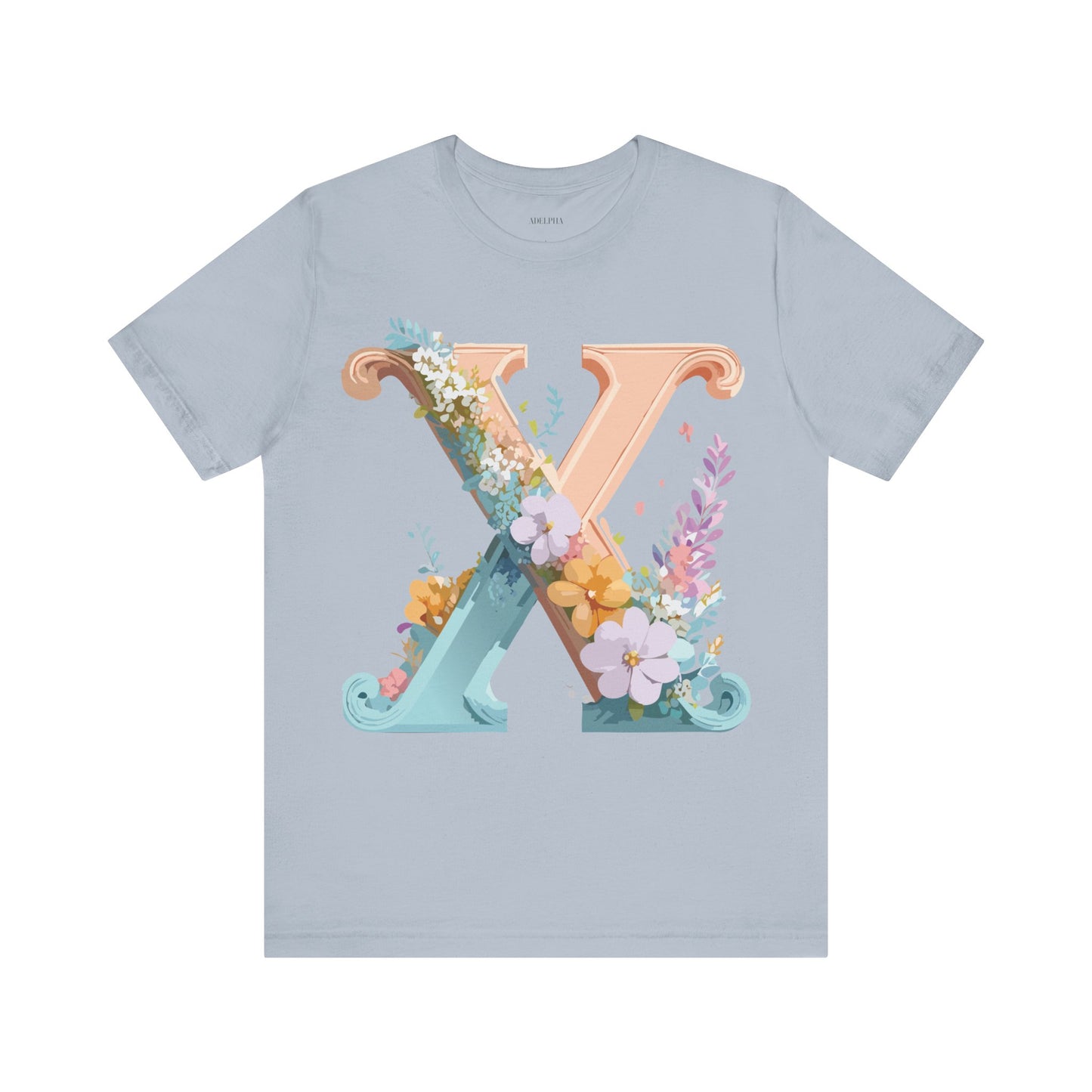 T-shirt en coton naturel - Collection Lettres - X