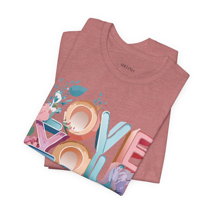 Natural Cotton Tee Shirt - Love story Collection Printify