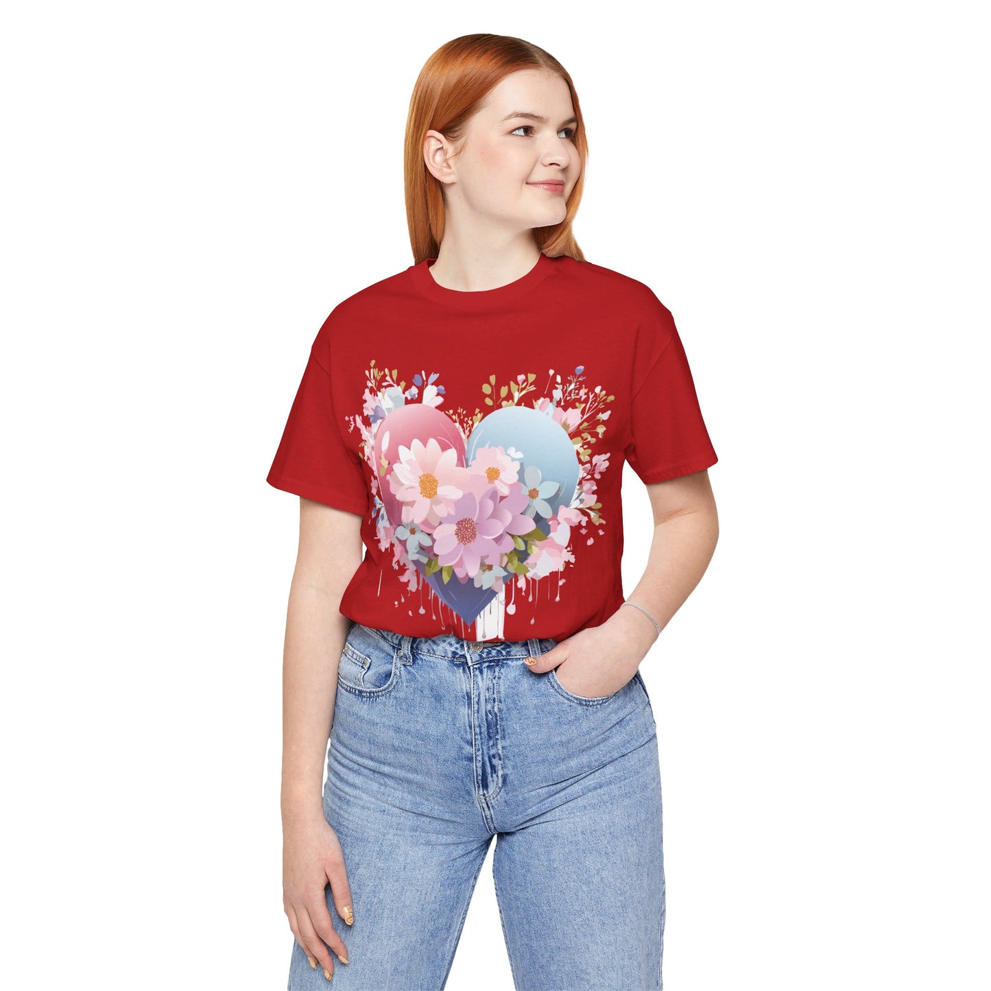 T-Shirt aus natürlicher Baumwolle – Love Story Collection