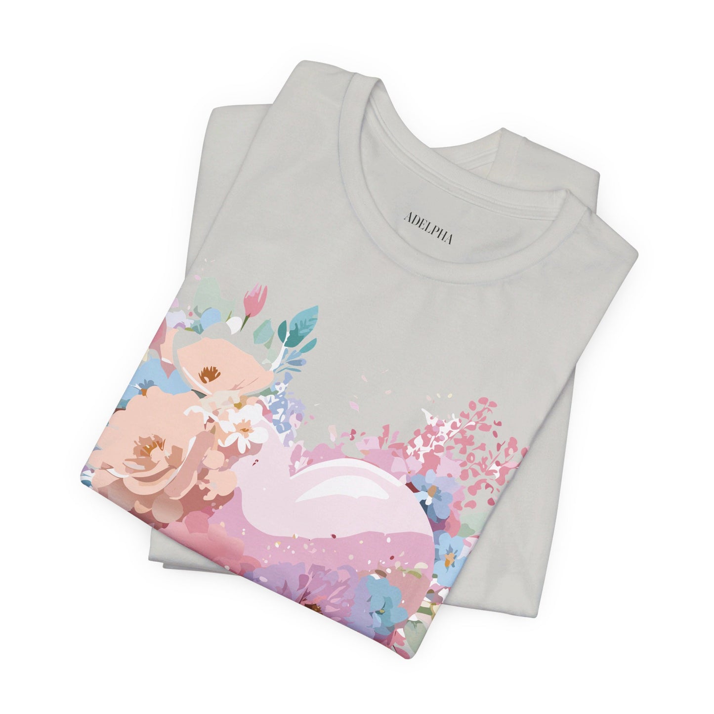 T-shirt en coton naturel - Collection Love story