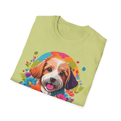 Unisex Dog Shirt Softstyle Cotton Tee Gildan 64000 Animal Tee