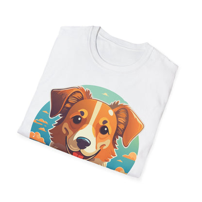 Dog Shirt Unisex Animal Tee One Hundred Percent Cotton Softstyle Gildan 64000