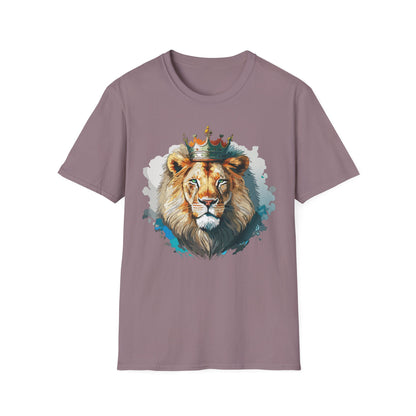 Lion Shirt Unisex Animal Tee Softstyle 64000 100 Percent Ring Spun Cotton