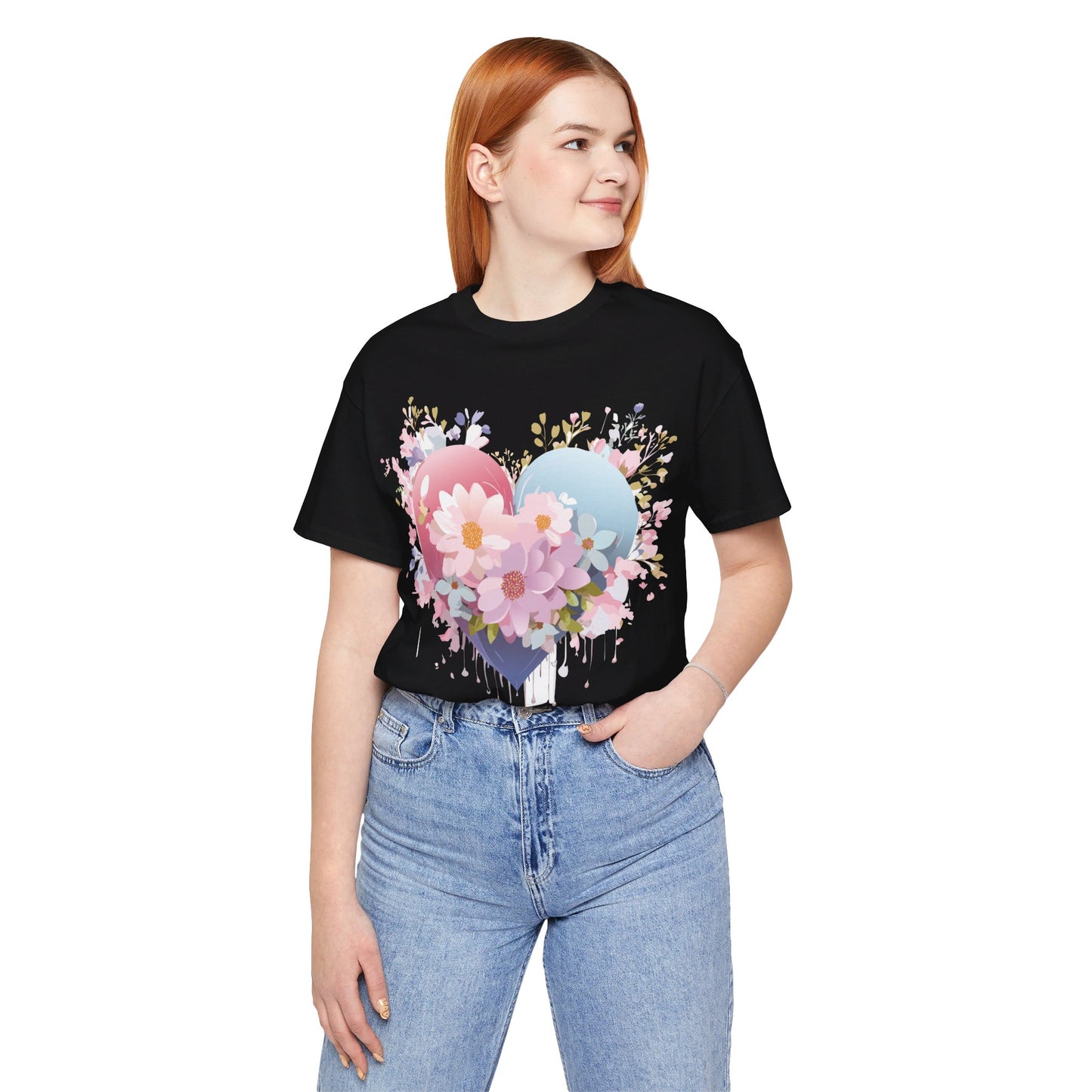 T-Shirt aus natürlicher Baumwolle – Love Story Collection