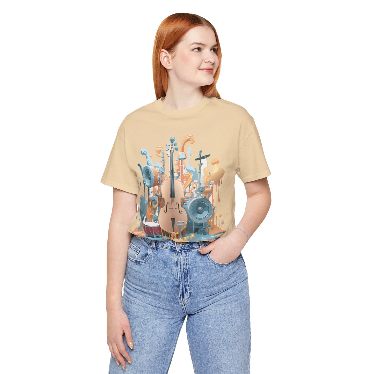 T-shirt en coton naturel - Collection Musique