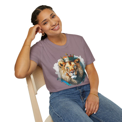 Lion Shirt Unisex Animal Tee Softstyle 64000 100 Percent Ring Spun Cotton
