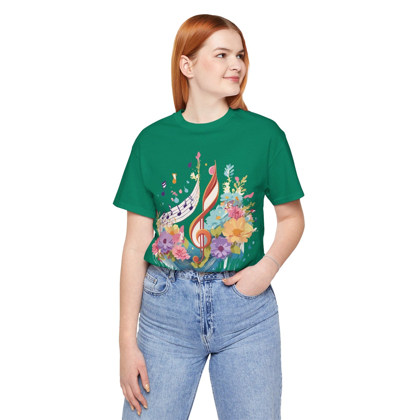 Natural Cotton Tee Shirt - Music Collection