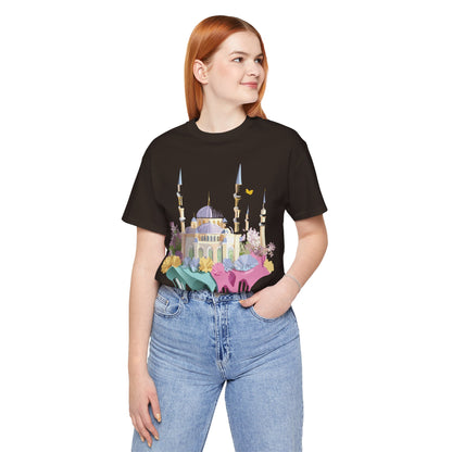 Natural Cotton Tee Shirt - Istanbul, Turkey Printify