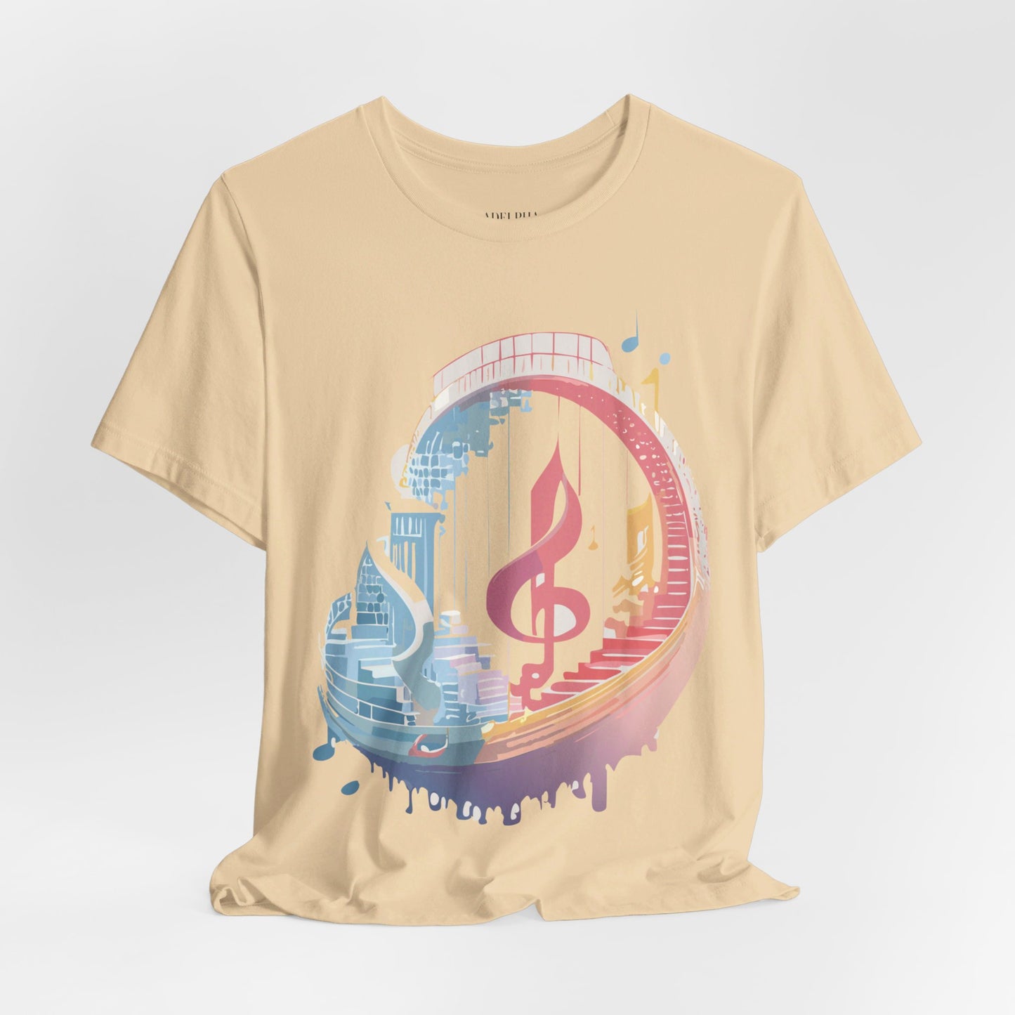 T-shirt en coton naturel - Collection Musique