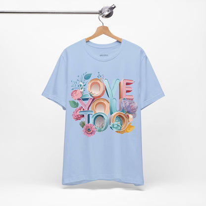 Natural Cotton Tee Shirt - Love story Collection Printify
