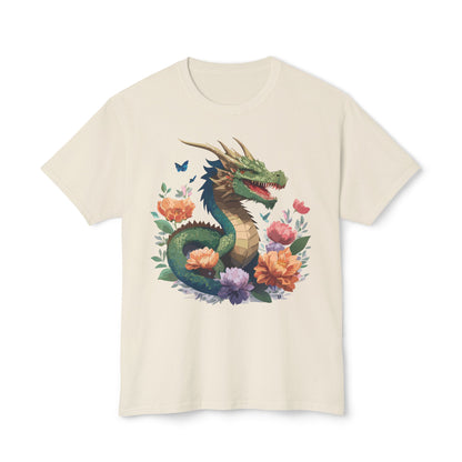 Dragon T Shirt With Art Print HD Cotton Unisex Tee Vintage Dragon Design
