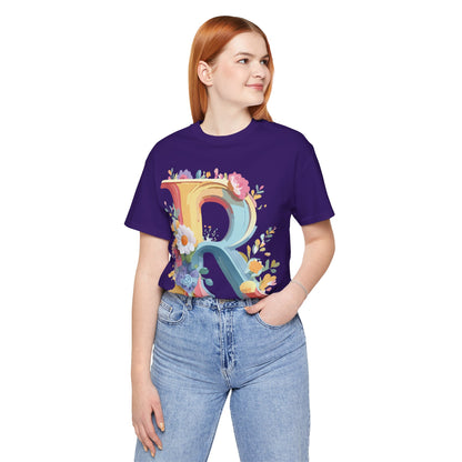 Letter Shirt, Letter R Shirt - ADELPHA