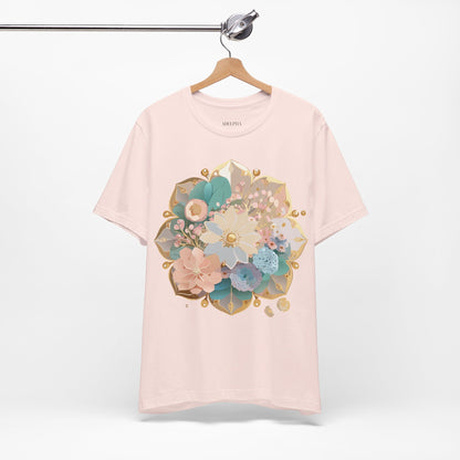 Natural Cotton Tee Shirt - Medallion Collection Printify