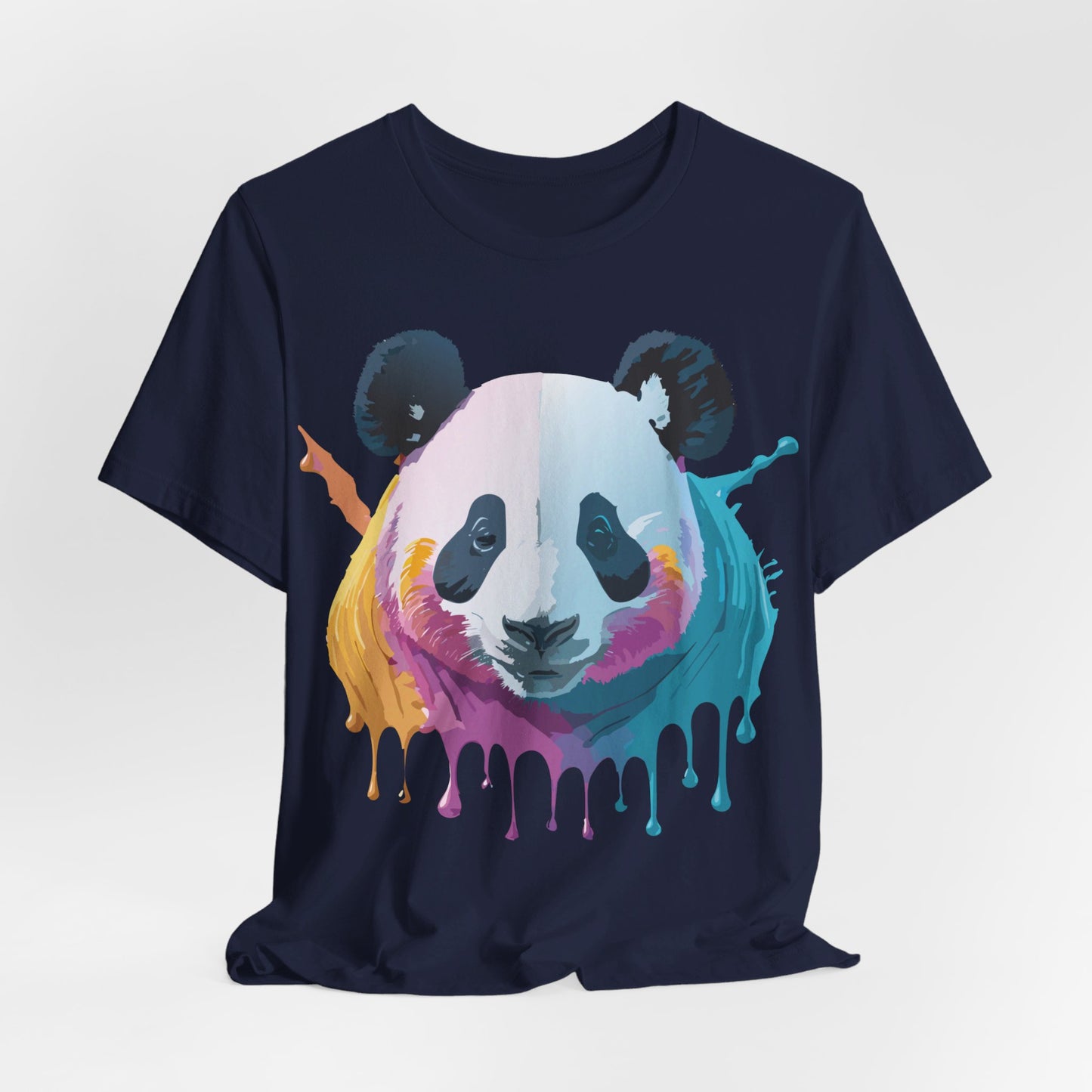 T-Shirt aus natürlicher Baumwolle mit Panda