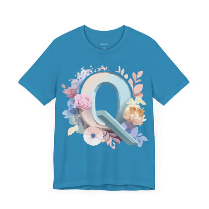 Letter Shirt, Letter Q Shirt - ADELPHA