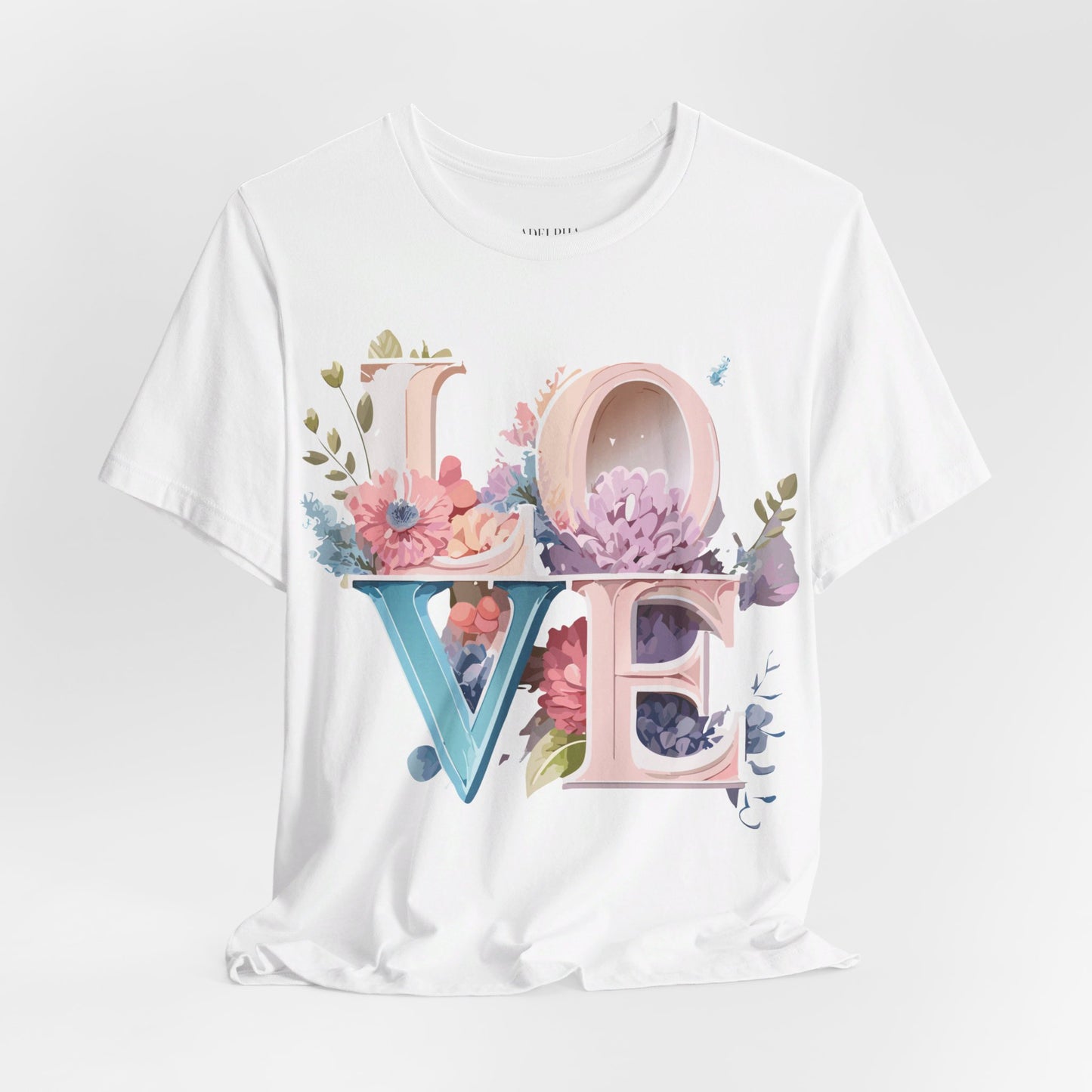 T-Shirt aus natürlicher Baumwolle – Love Story-Kollektion