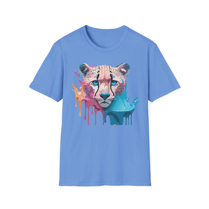 Unisex Cheetah Tee Softstyle Gildan 64000 100 Percent Cotton