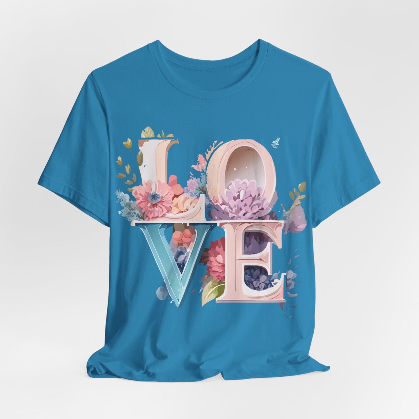 T-Shirt aus natürlicher Baumwolle – Love Story Collection