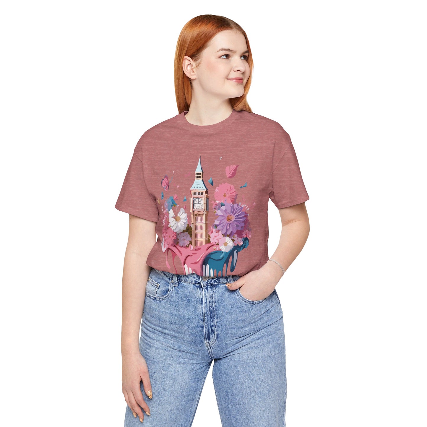 Natural Cotton Tee Shirt - Beautiful Places Collection - London