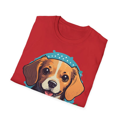 Dog Shirt Unisex Animal Tee Softstyle Cotton Ring Spun Comfort